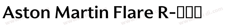 Aston Martin Flare R字体转换